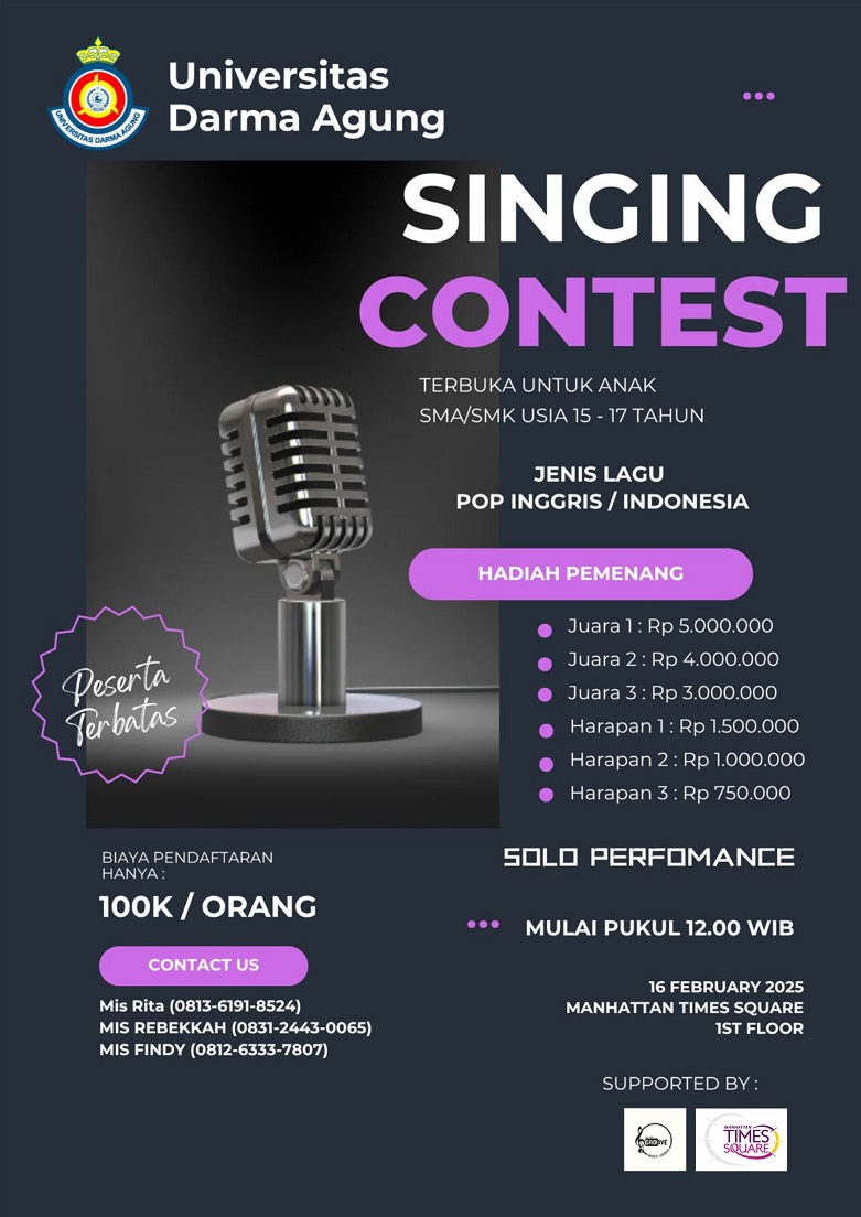 Universitas Dharma Agung Singing Contest